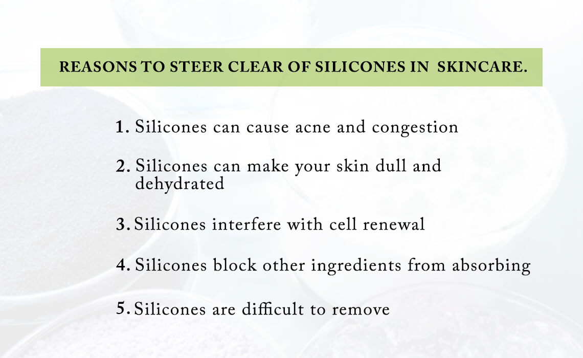 why silicones are bad for skin