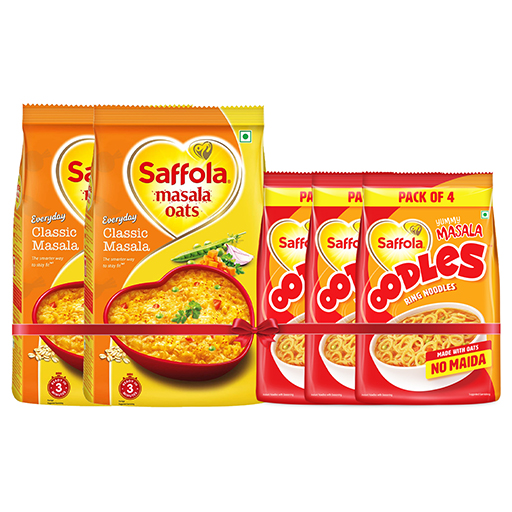 Buy Saffola Masala Oats Classic Masala 40 Gm Pouch Online At Best